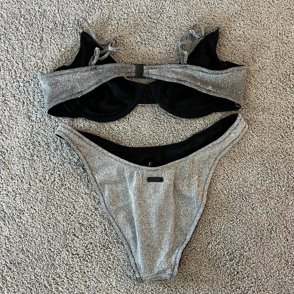 Triangl Silver Bikini Set - Picture 2 of 5